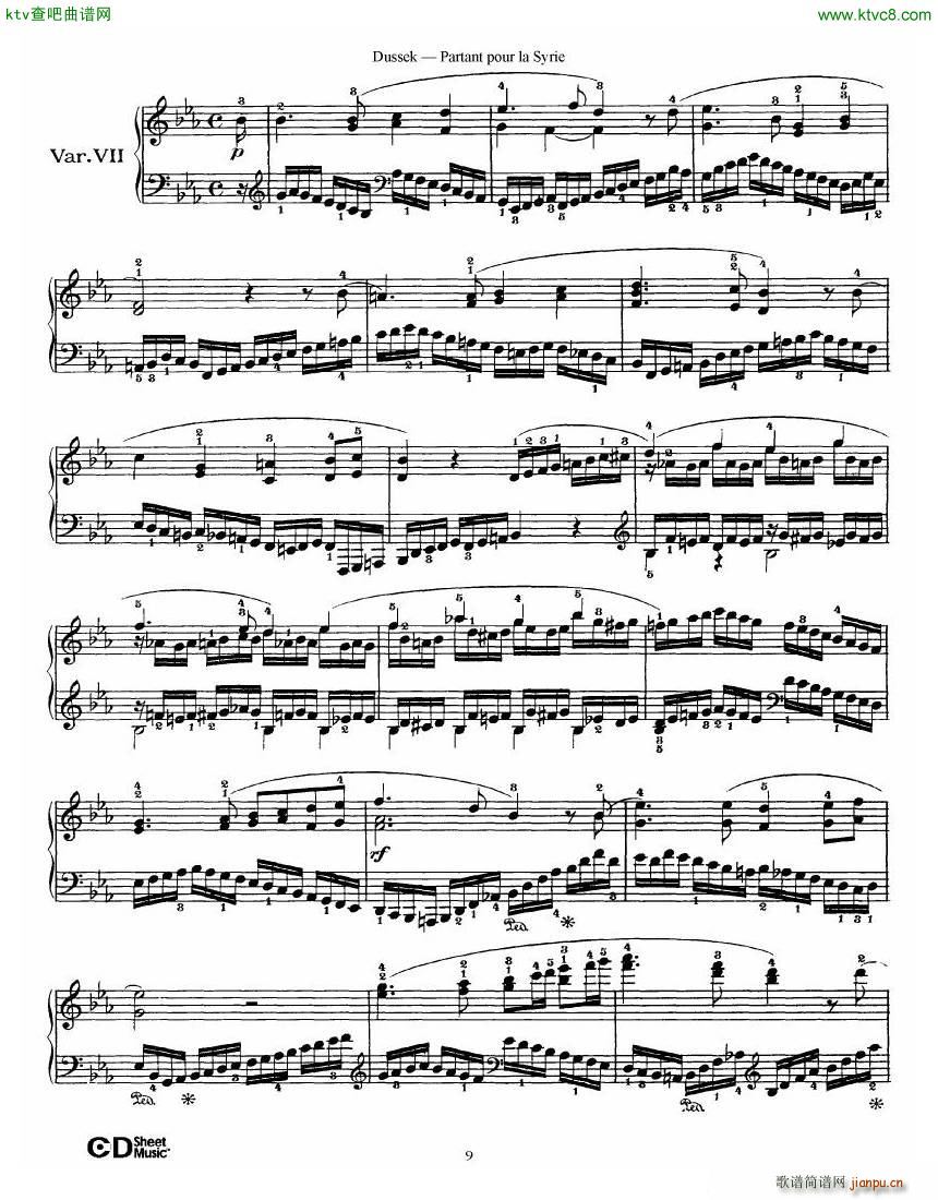 Dussek Partant Pour La Syrie(����V)9
