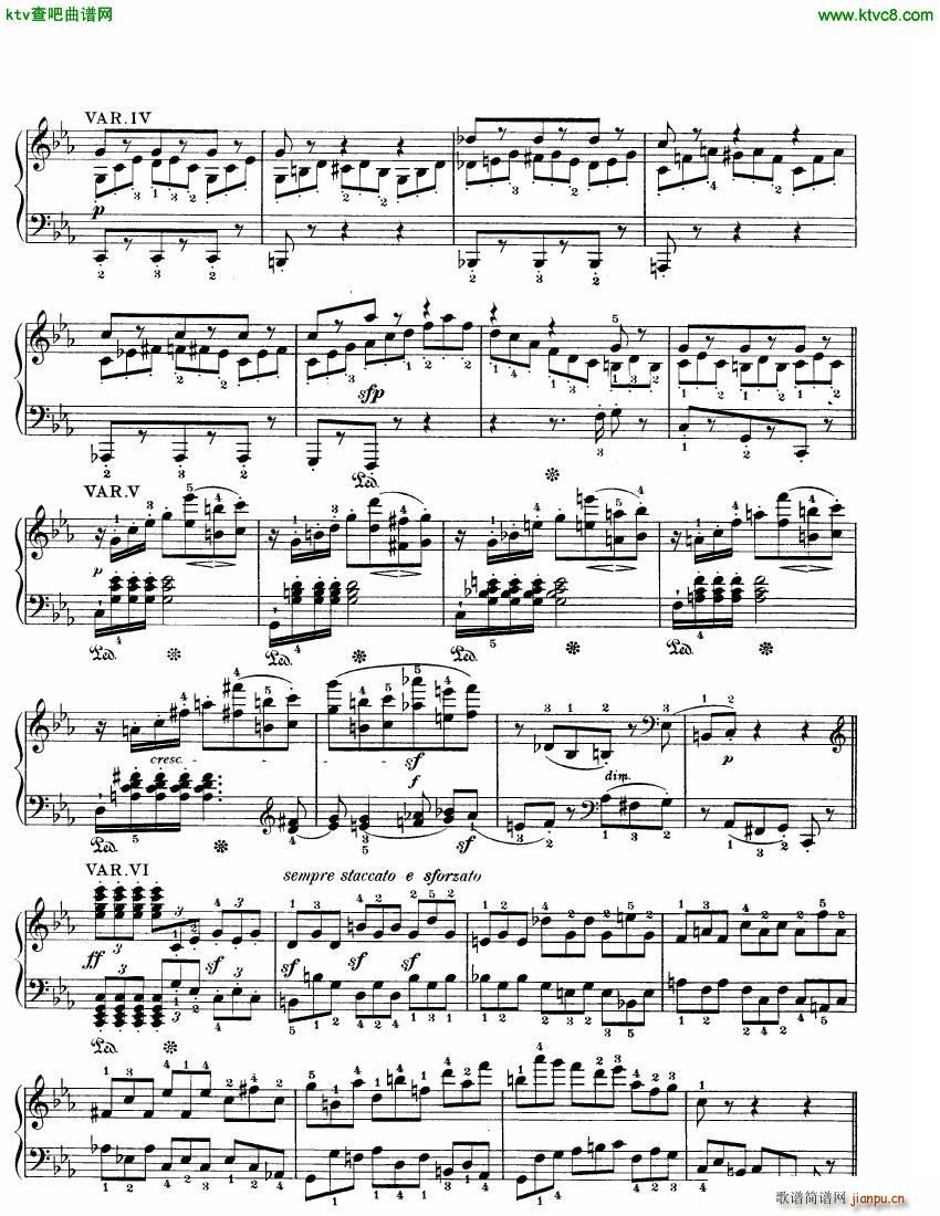 Beethoven WoO 80 32 Variations in C Minor(����V)3