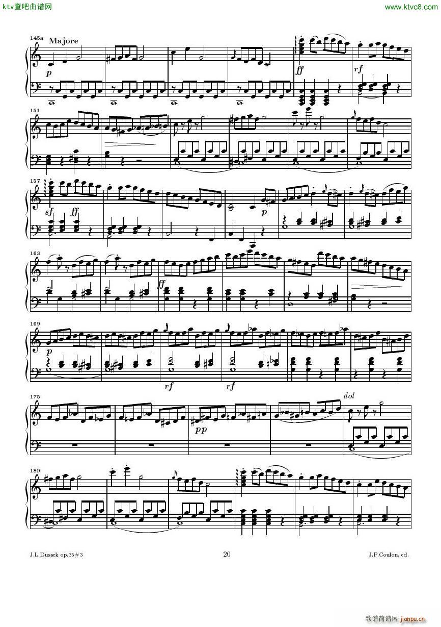 Dussek Sonate No13 op35 No3(����V)20