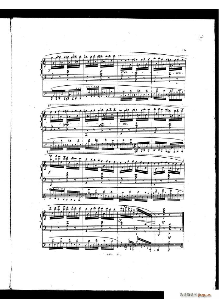 Czerny Etudes de la velocite book II(����V)10
