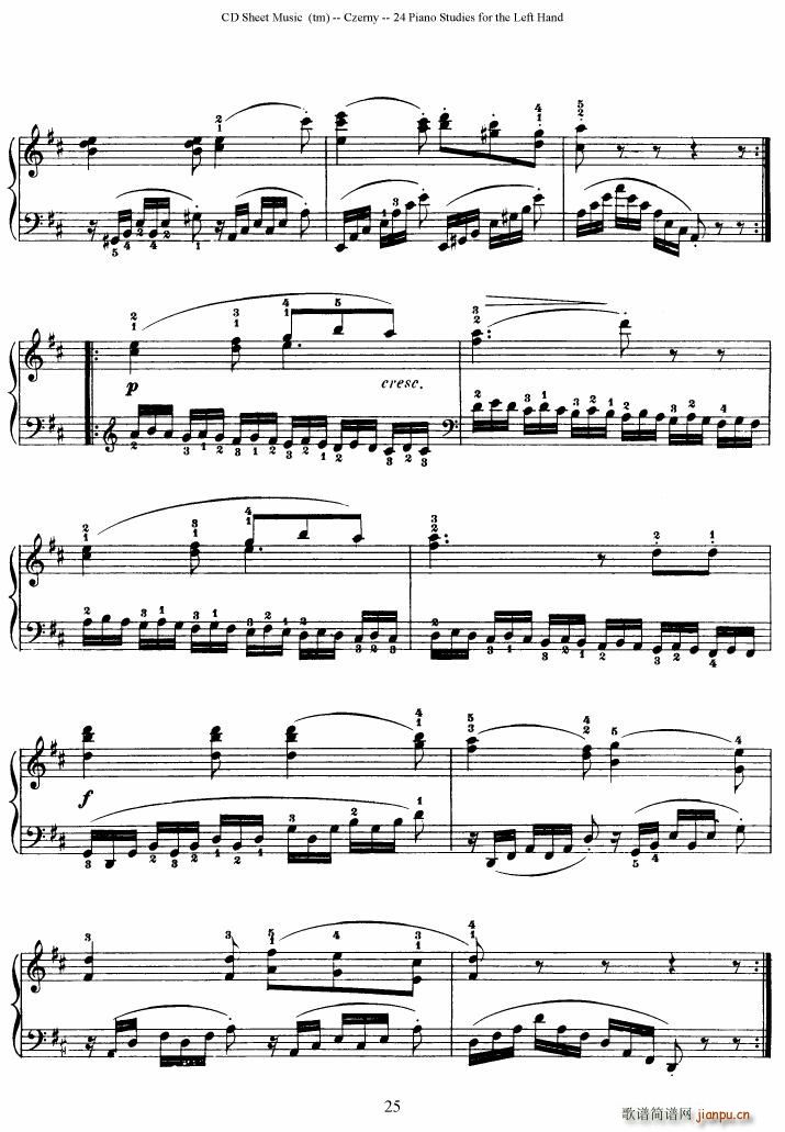 Left Hand Etudes(����V)25