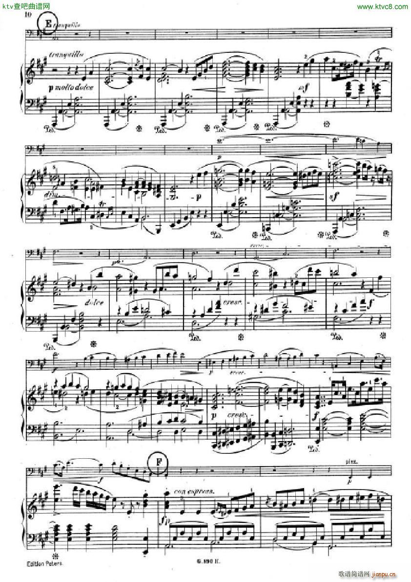 Hummel Sonata for cello and piano(����V)8