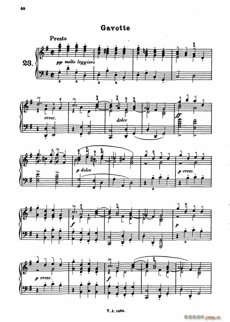 Corelli Album f��r Klavier Reinecke ��(����V)7