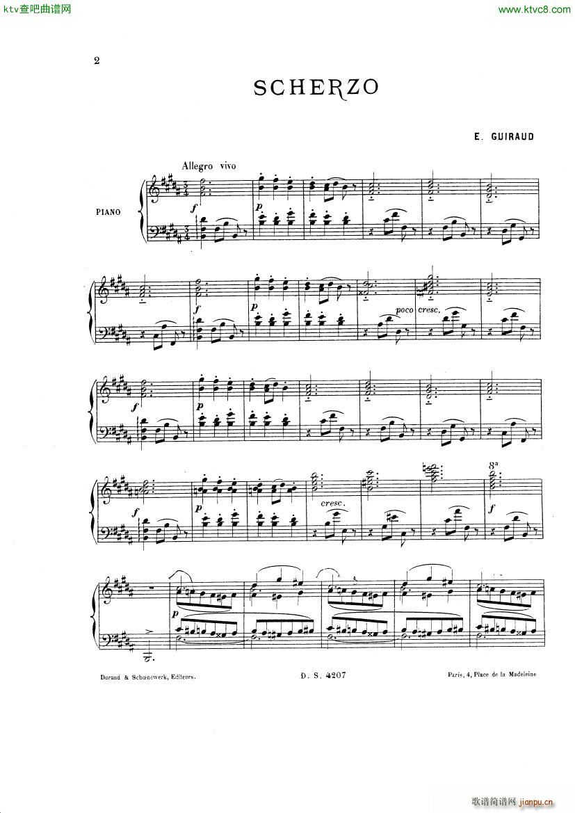 Guiraud Ernest Scherzo(����V)1