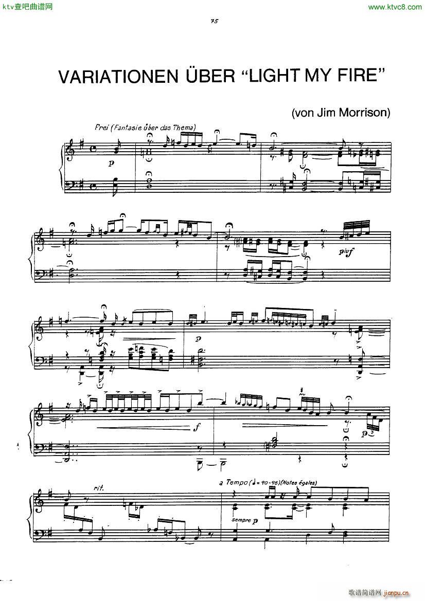 gulda variations on light my fire(����V)1