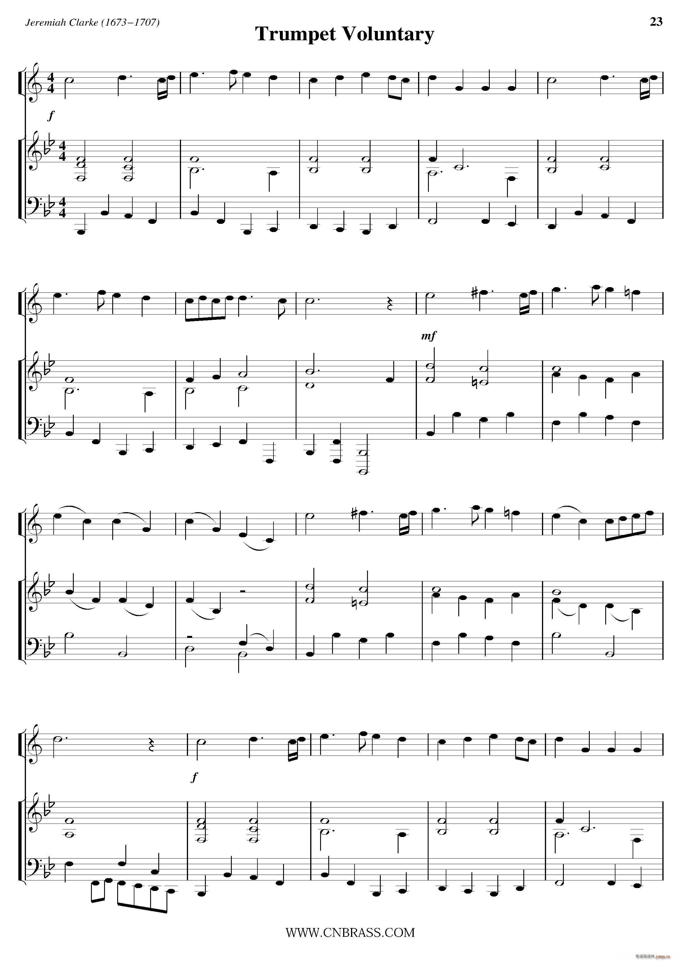 Trumpet Voluntary С̖ ��ٰ��� �~��(����V)1