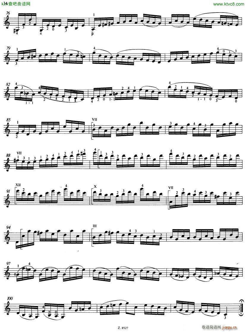 Bach JS BWV 1005 Sonata for Solo Violin in C(����V)43