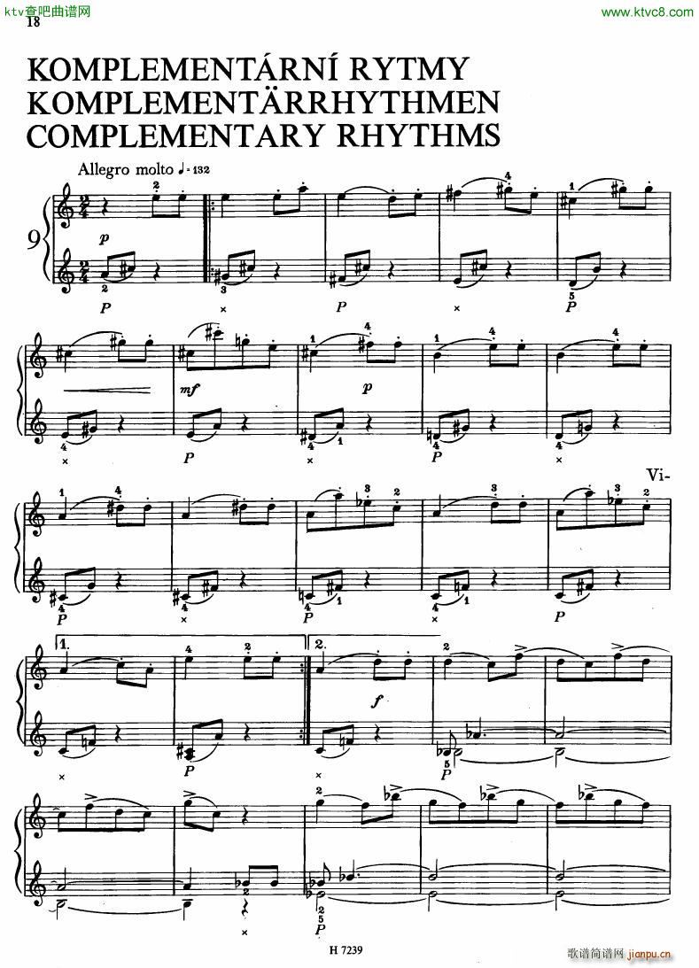 Hurnik piano etudes(����V)15