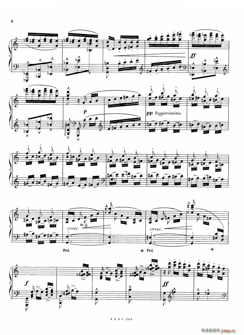 Chaminade 6 Etudes Op35 һ 6 Etudes Op35 һ(ʮ�ּ�����)6