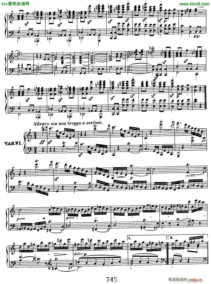 Beethoven op 120 Diabelli Variations(����V)5