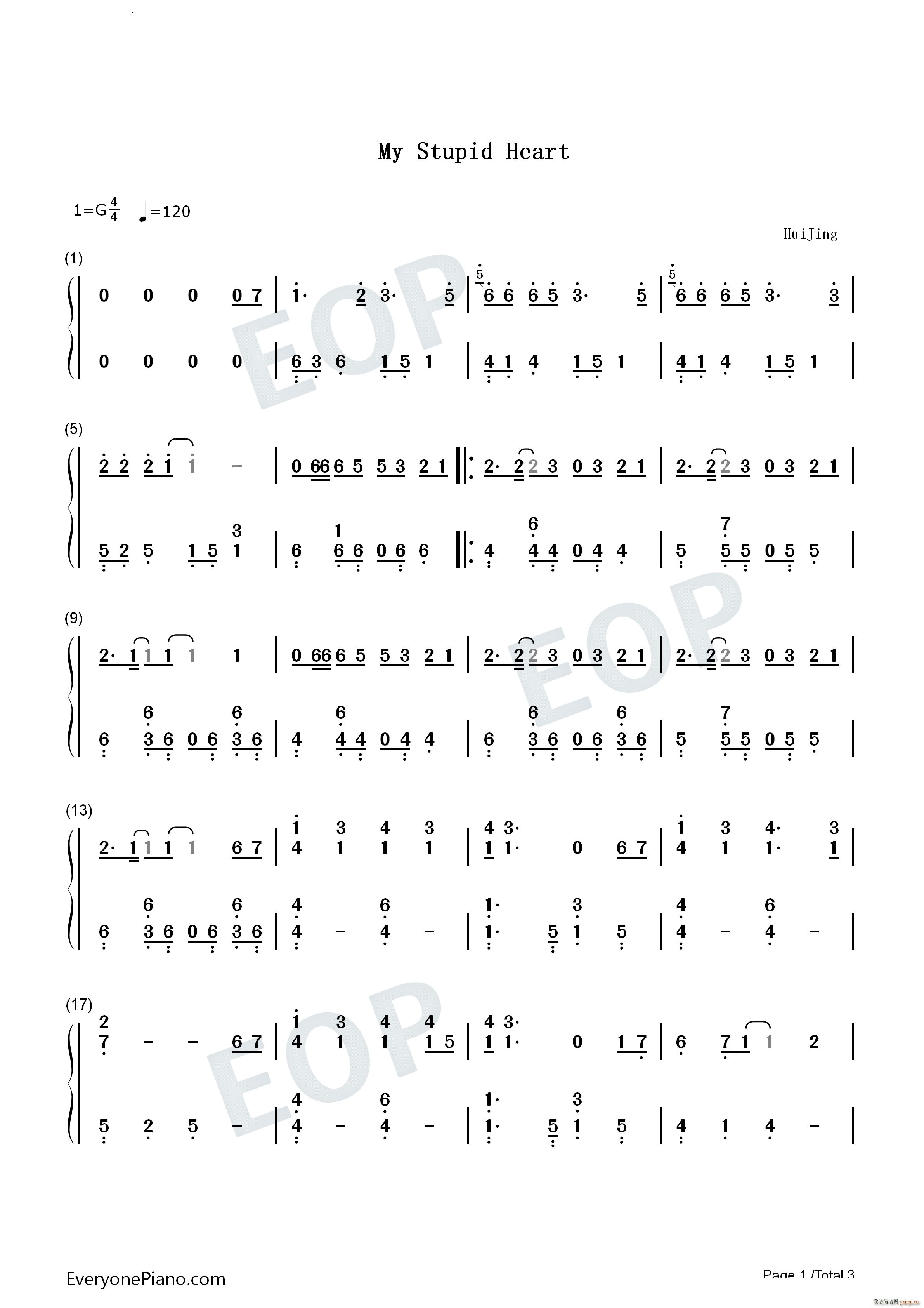 My Stupid Heart ���޴����Ķ������(����V)6