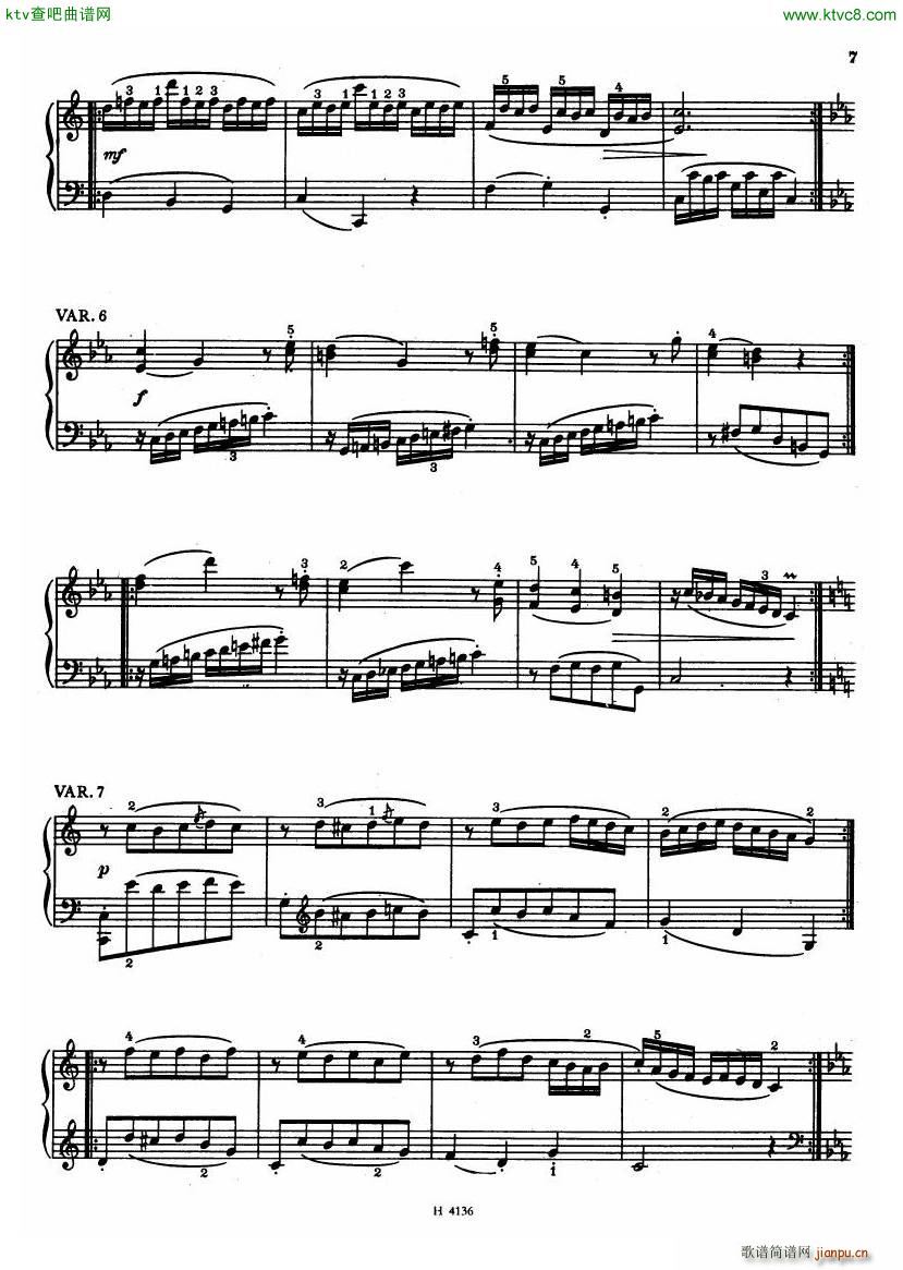 Czech piano variations from 18th century(����V)5