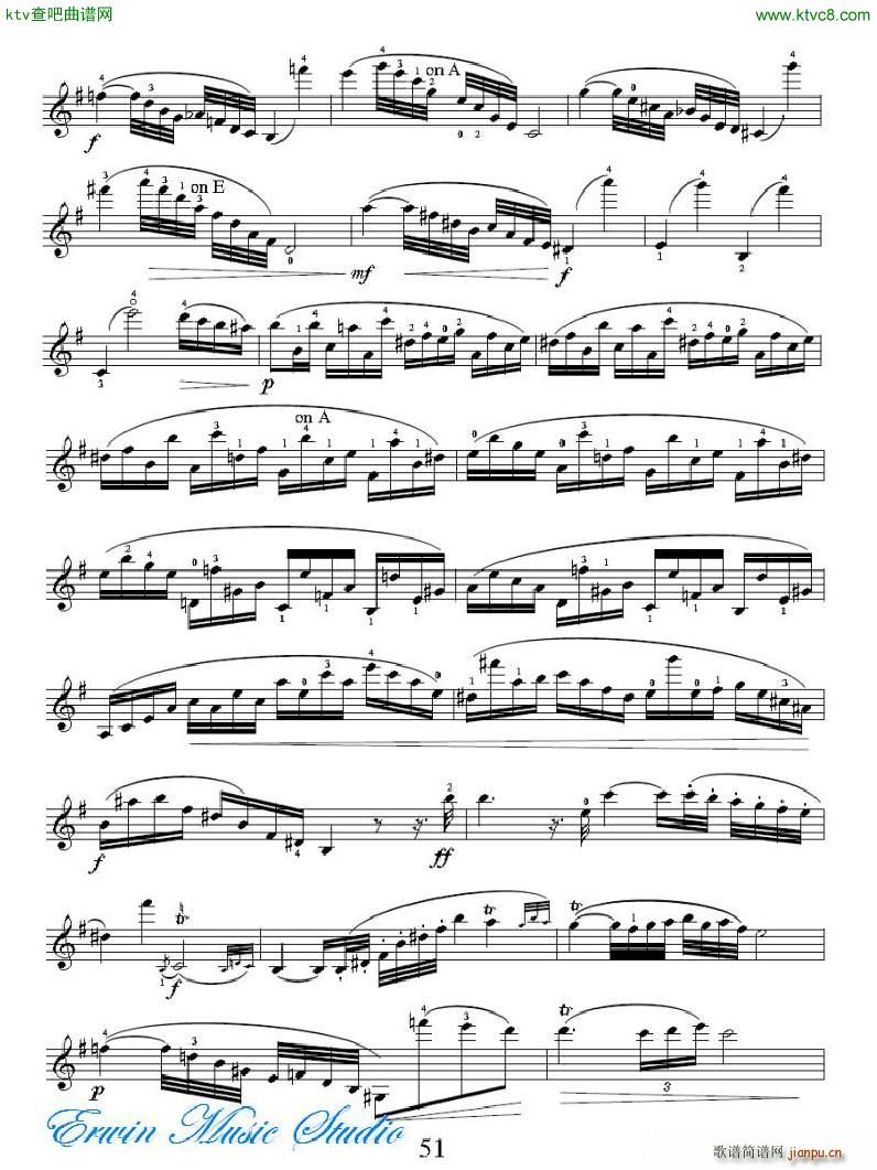 ���R�ɠ� 42�׾�����Rudolphe Kreutzer 42 Studies 22 28(ʮ�ּ�����)14