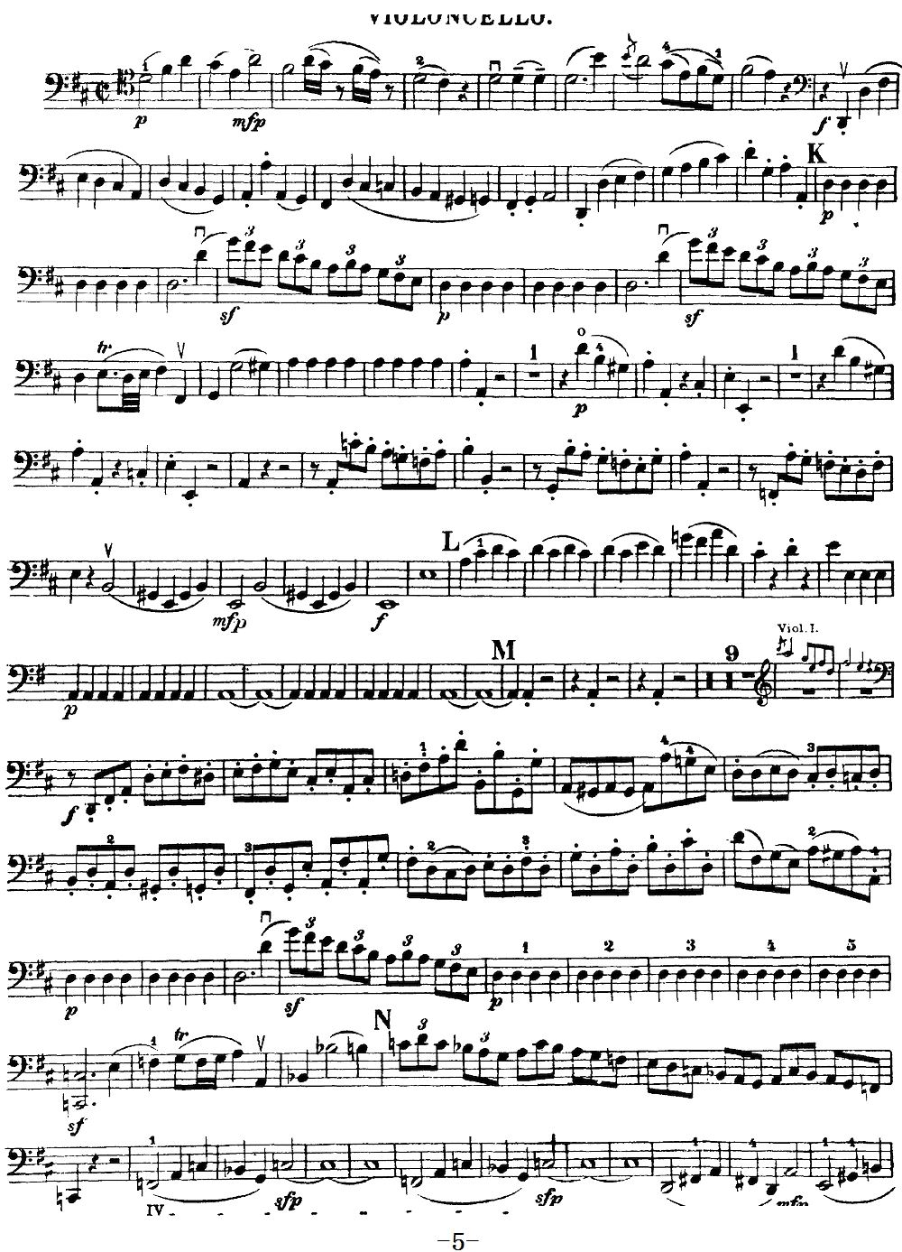 Mozart Quartet No 21 in D Major K 575 Cello(ʮ�ּ�����)5
