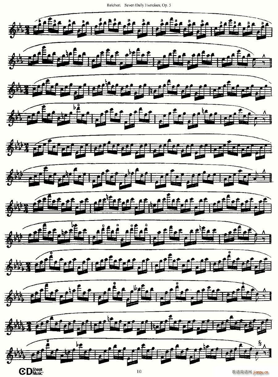 Seven Daily Exercises, Op.5(ʮ�ּ�����)10