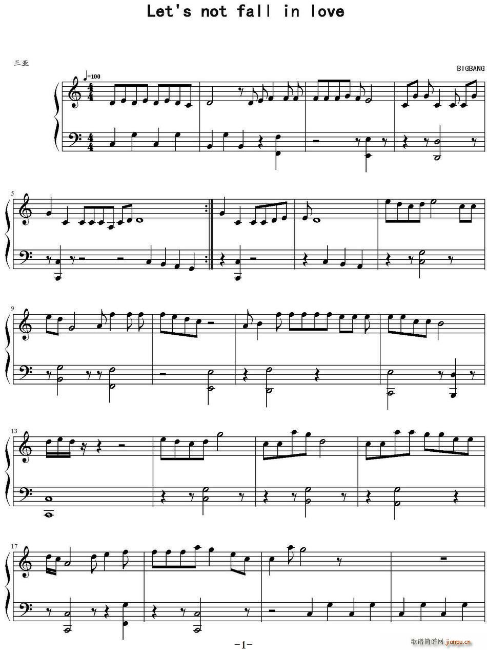 Let s not fall in love(ʮ�ּ�����)1