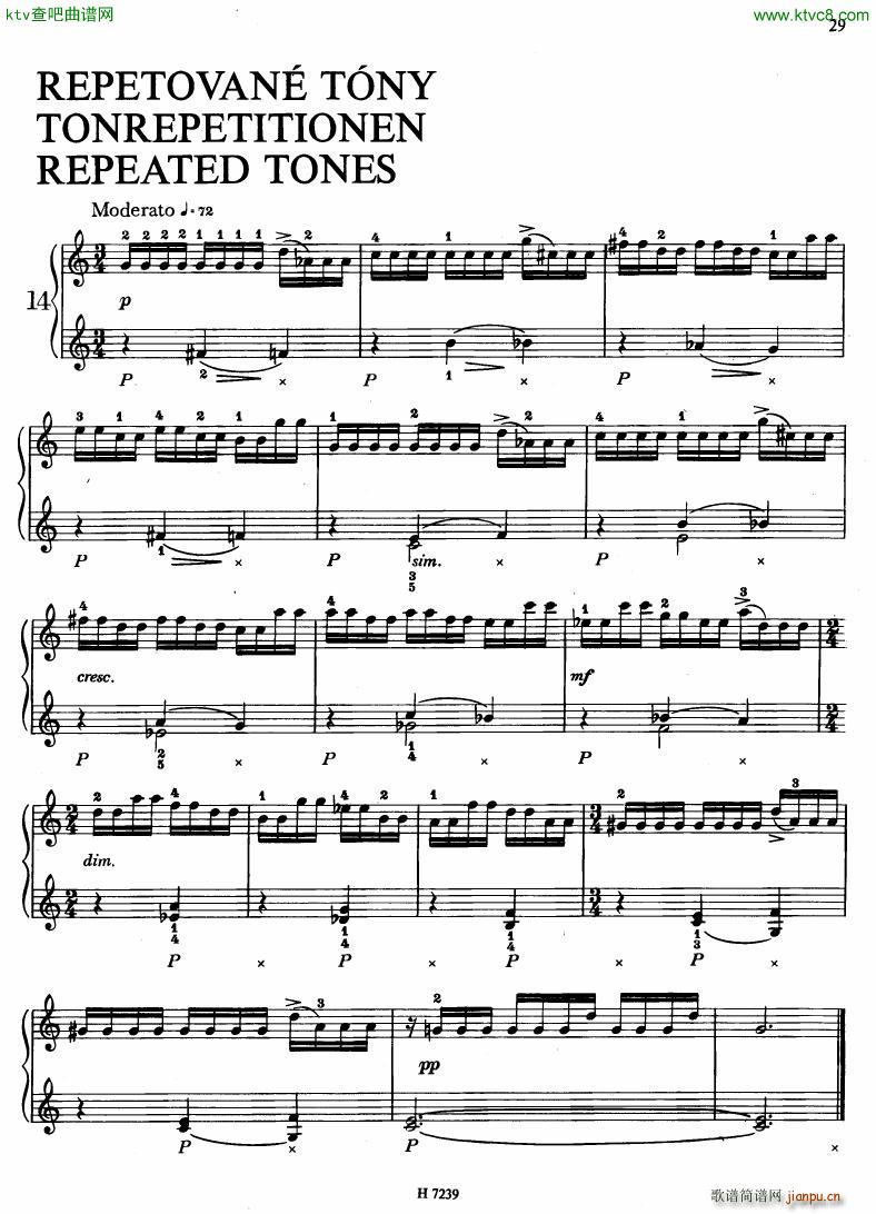 Hurnik piano etudes(����V)26