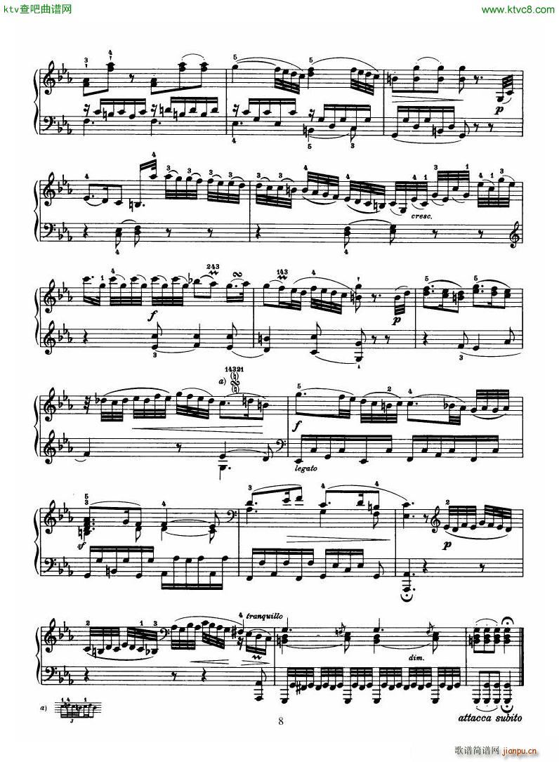 Haydn Piano Sonata No 38 In Eb(����V)8