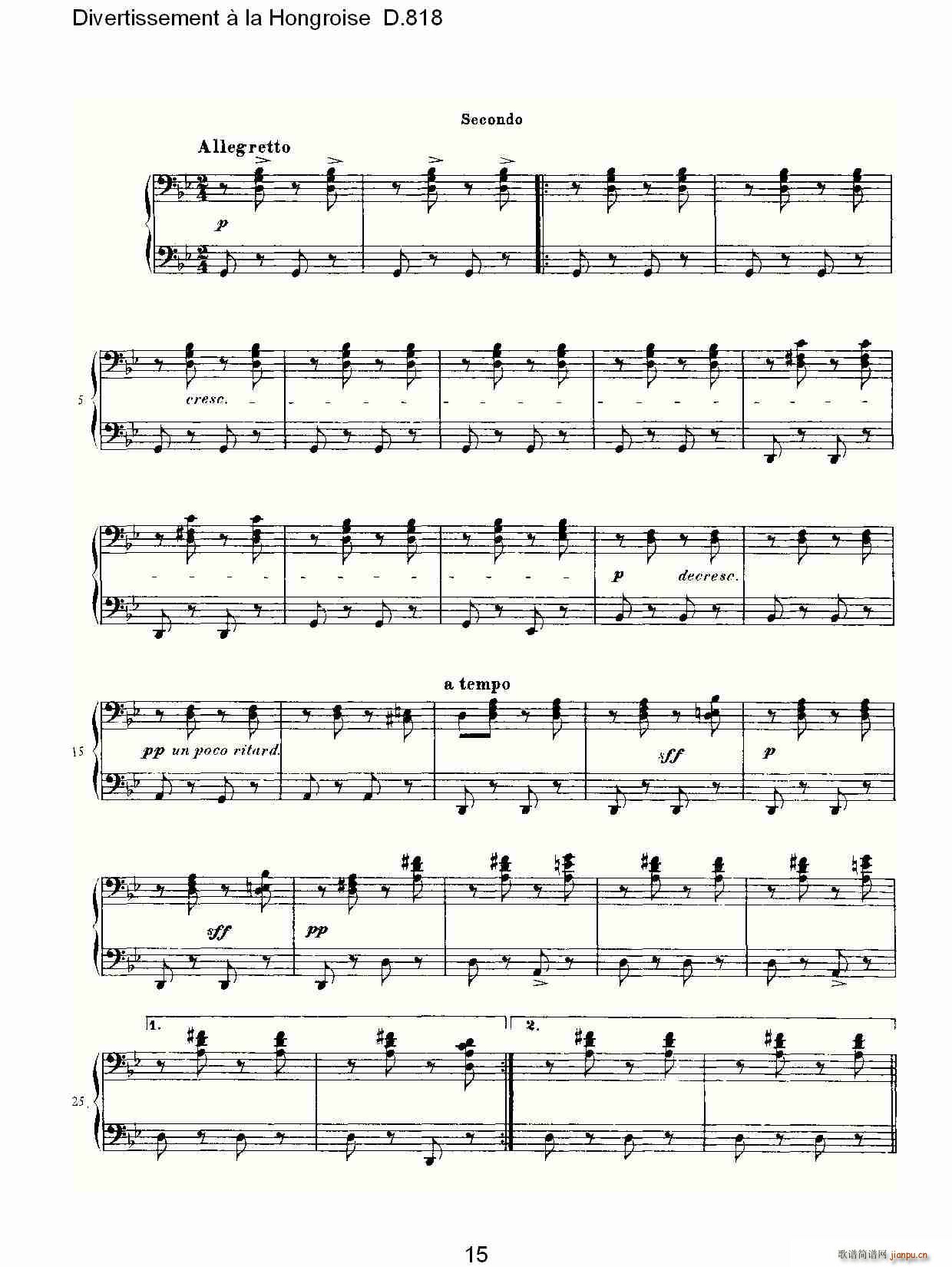 Divertissement �� la Hongroise D.818(ʮ�ּ�����)15