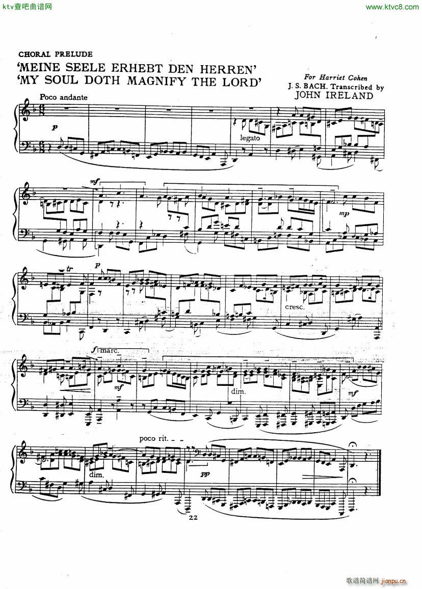 Bach JS A transcription book for Harriet Cohen(����V)25