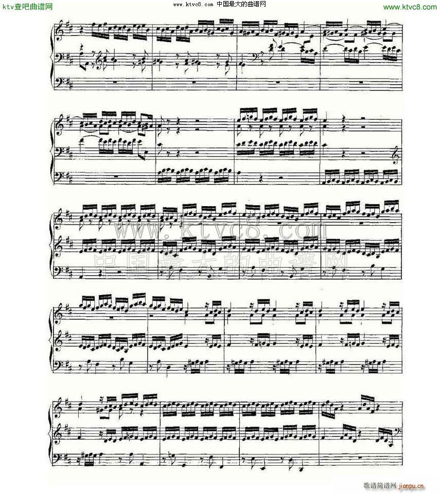 Prelude and Fugue in D Major BWV 532 ���L(f��ng)���V(ʮ�ּ�����)11