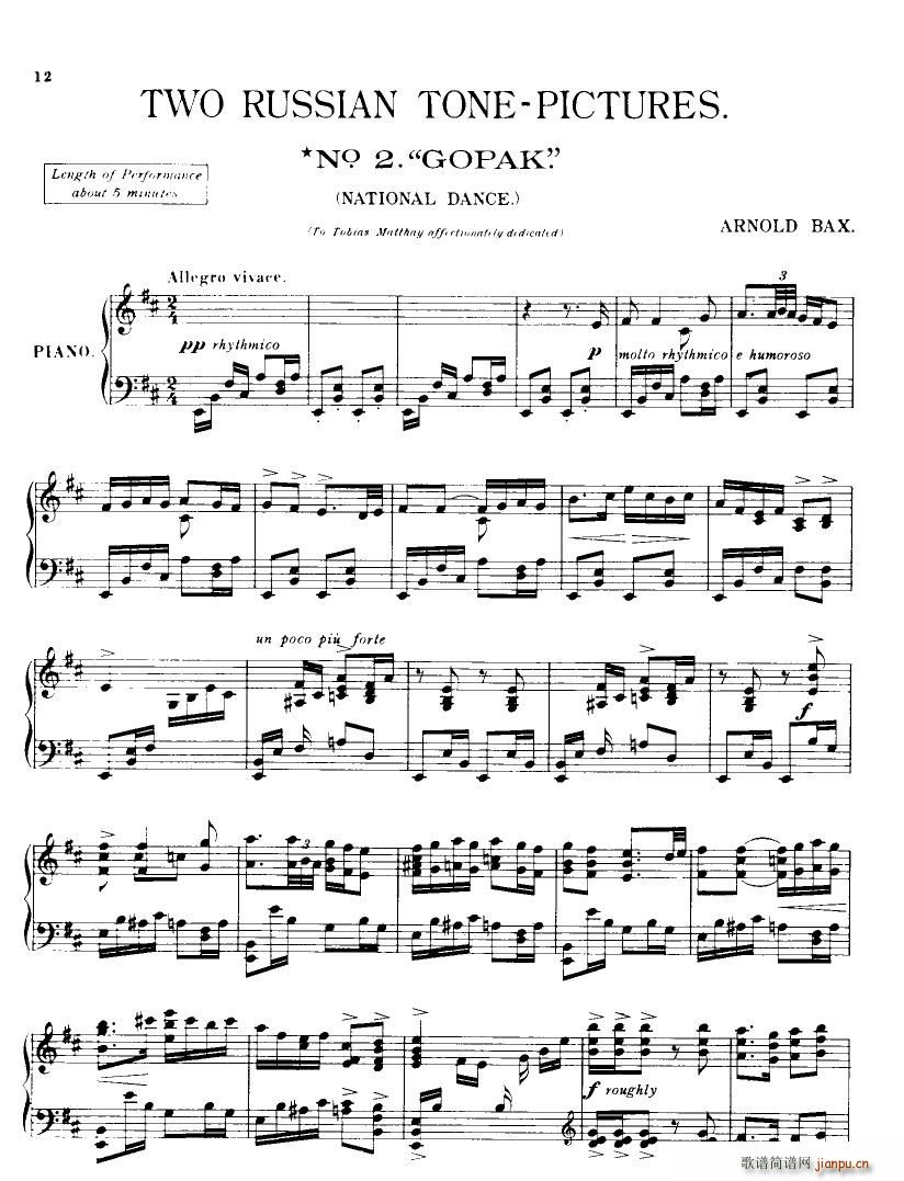 Bax Two Russian Tone Pictures(����V)11