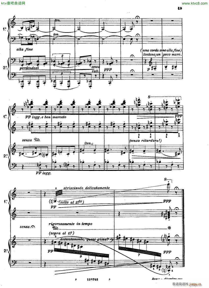 Casella Five Easy Pieces Pupazzetti 4 hands 1915(����V)19