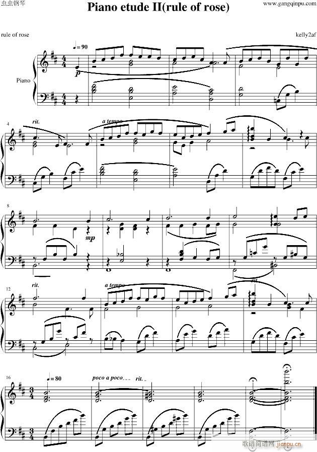 Piano etude II rule of rose(����V)1
