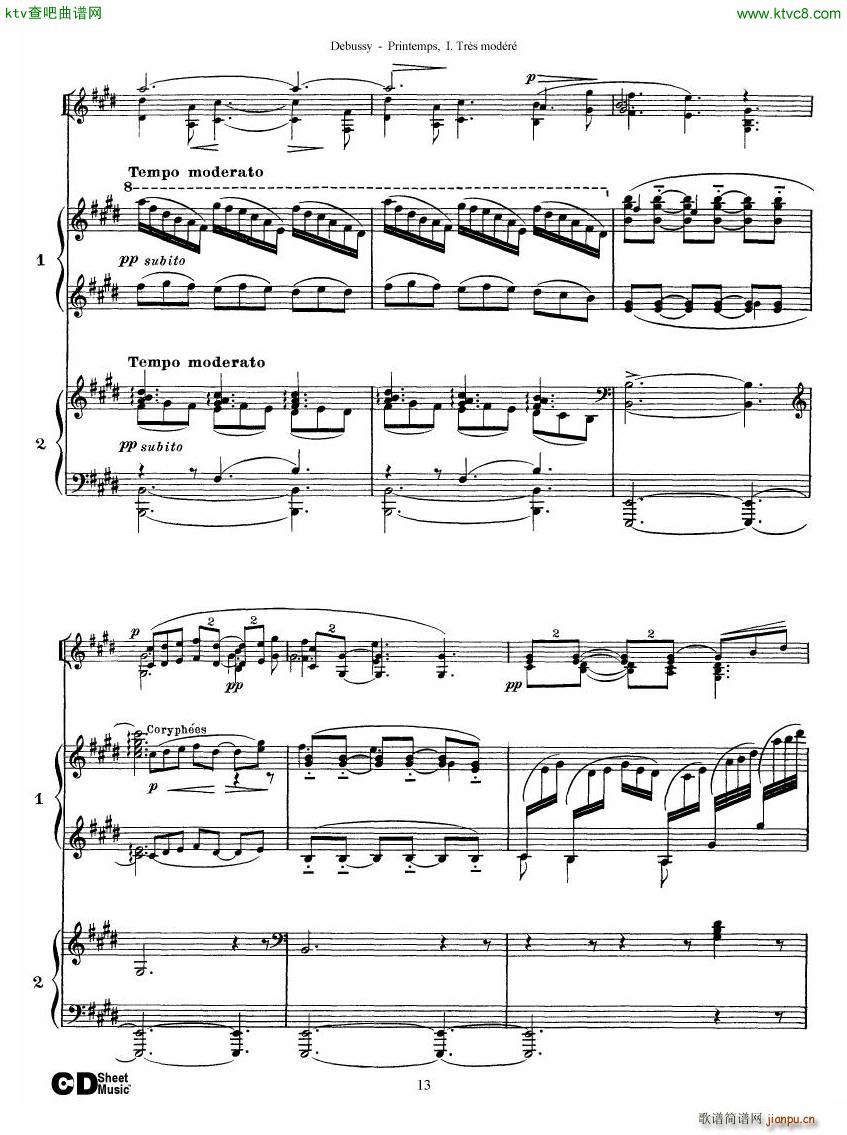 Debussy Printemps I(����V)13