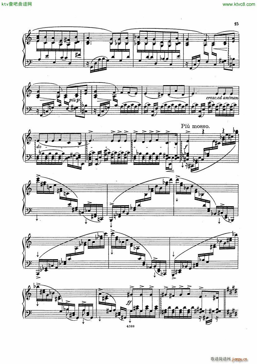 Bortkiewicz Op29 12 Etudes Nouvelles Book 1(����V)14