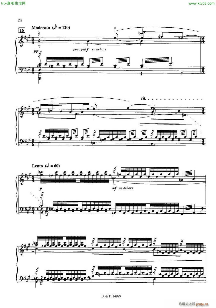 Durufl�� Op 6 Trois Danses(����V)23