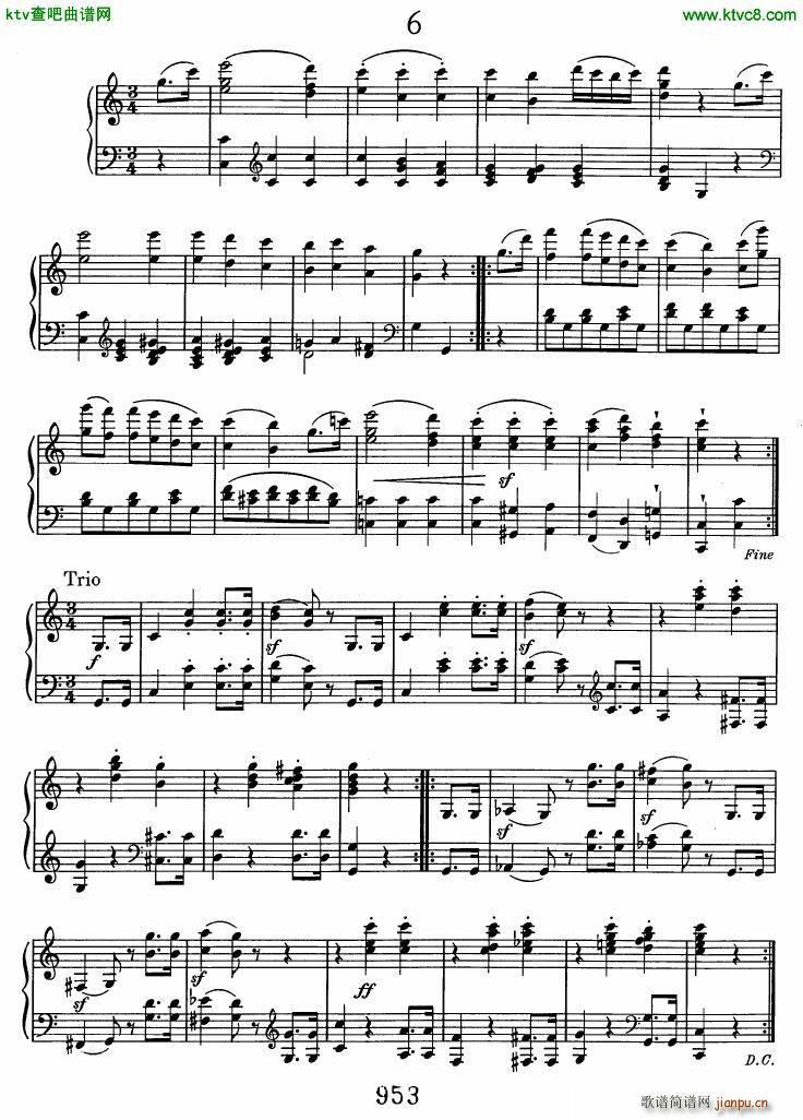 Beethoven WoO 10 6 Minuets(����V)6