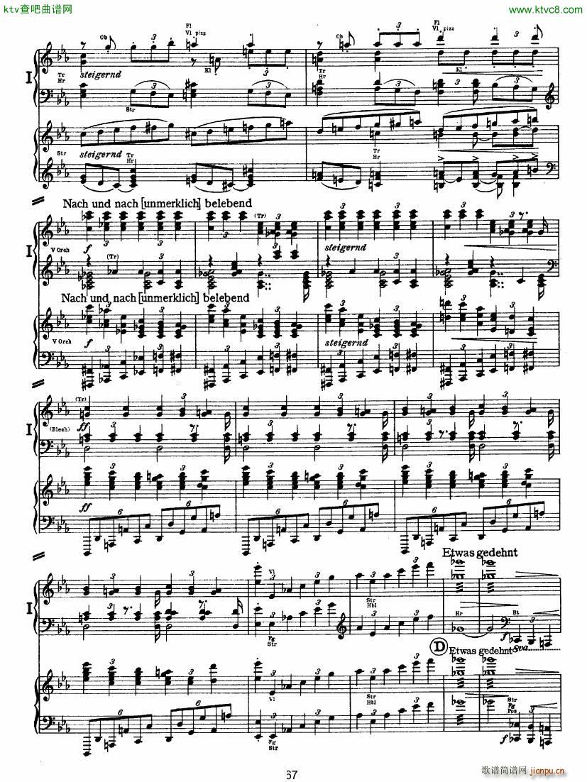 Bruckner Symphony No 4 4 hands arr ��(����V)16