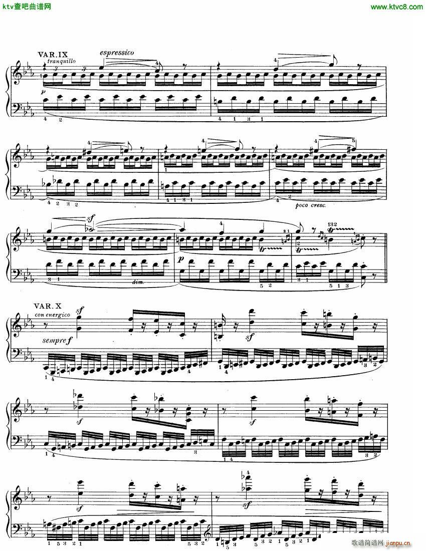 Beethoven WoO 80 32 Variations in C Minor(����V)5