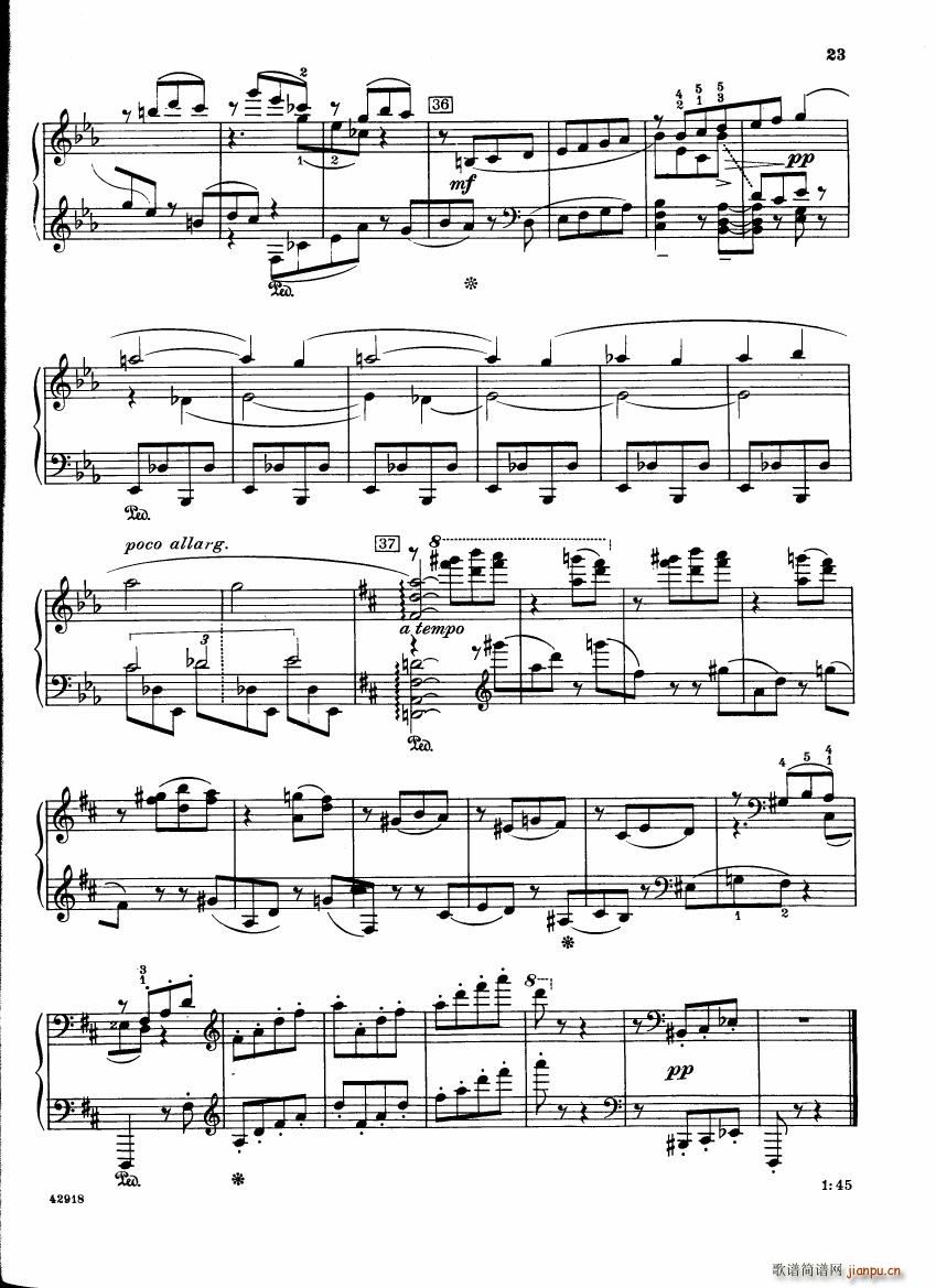 Barber op 28 Souvenirs piano solo(����V)23