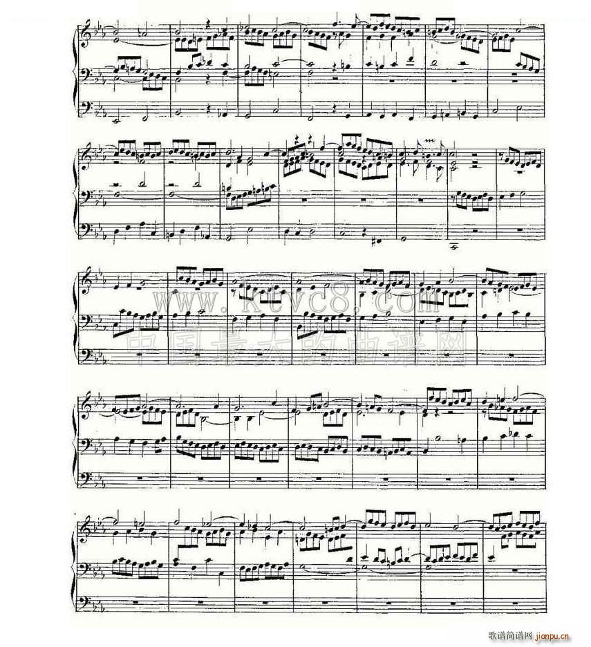 Prelude and Fugue in C Minor BWV 546 ���L(f��ng)���V(ʮ�ּ�����)8