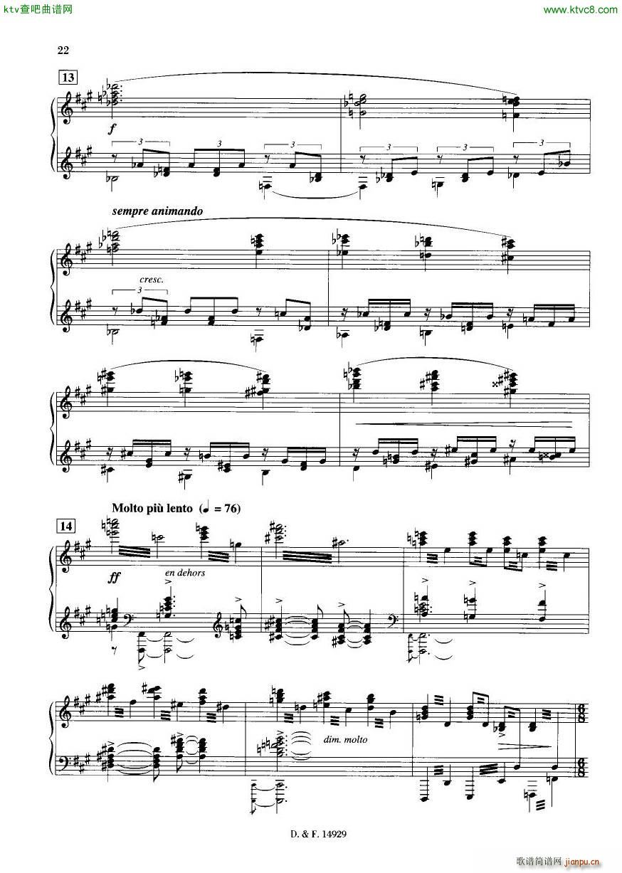 Durufl�� Op 6 Trois Danses(����V)21