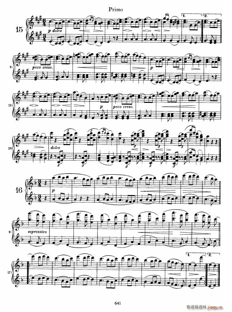 Brahms op 39 Waltzes(����V)23