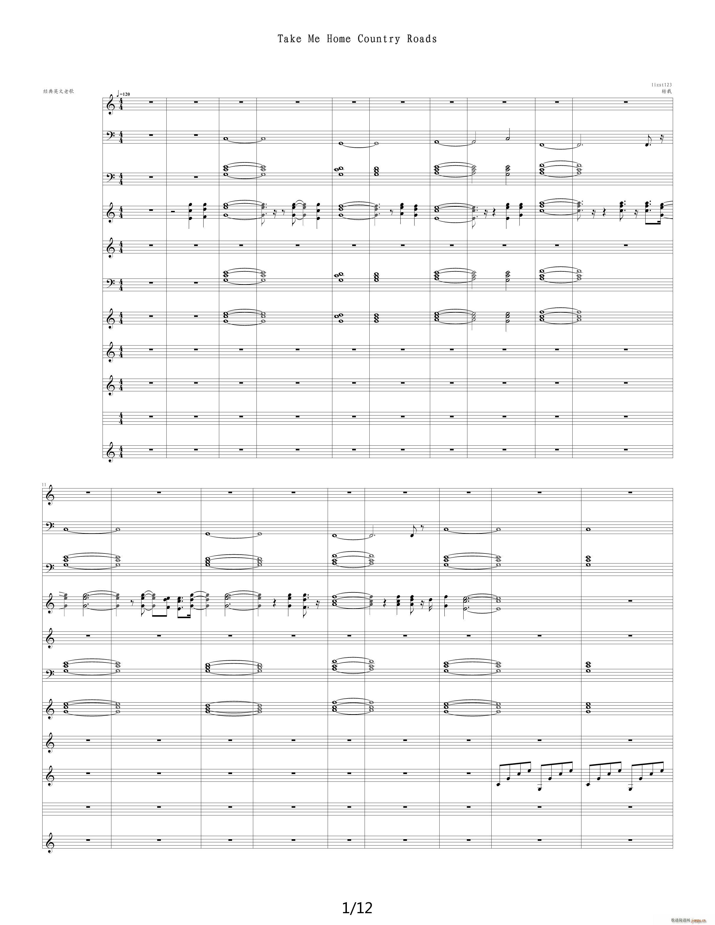 Take Me Home Country Roads C�{(����V)1