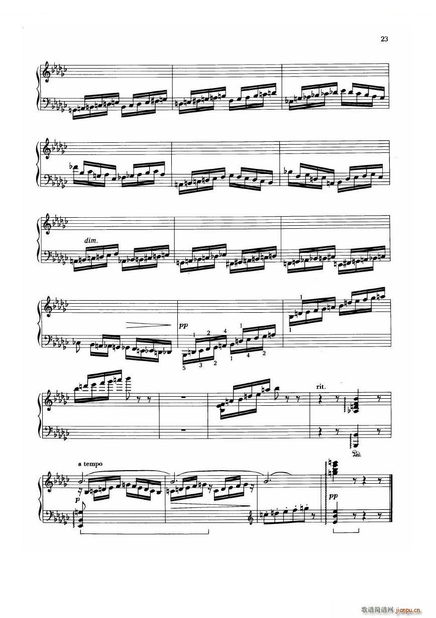 Dohnanyi Etude Op 28 3 3(ʮ�ּ�����)11