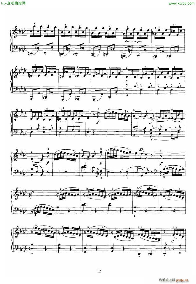Piano Sonata No 46 in Ab(����V)12