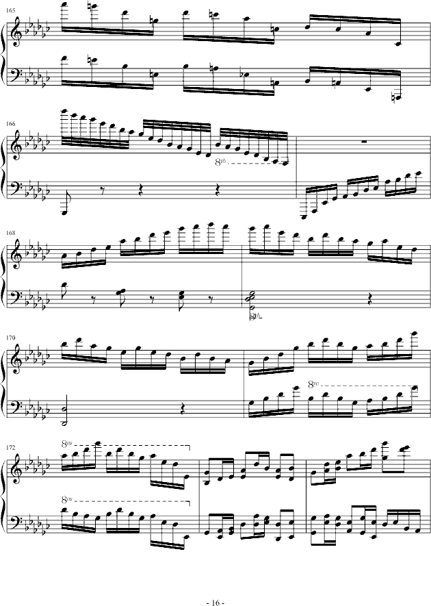 eyude no.3 in G flat(����V)16