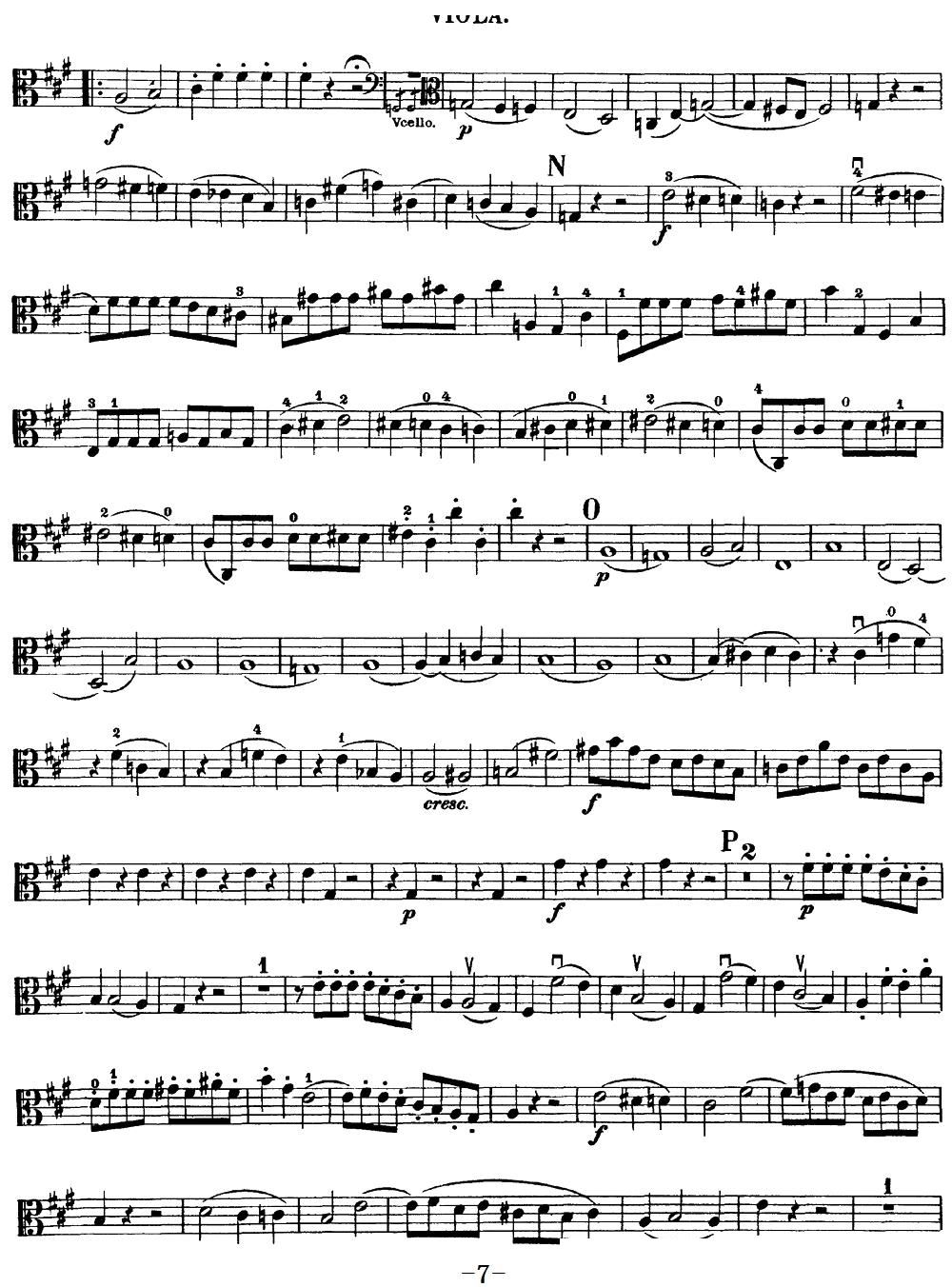 Mozart Quartet No 18 in A Major K 464 Viola(ʮ�ּ�����)7