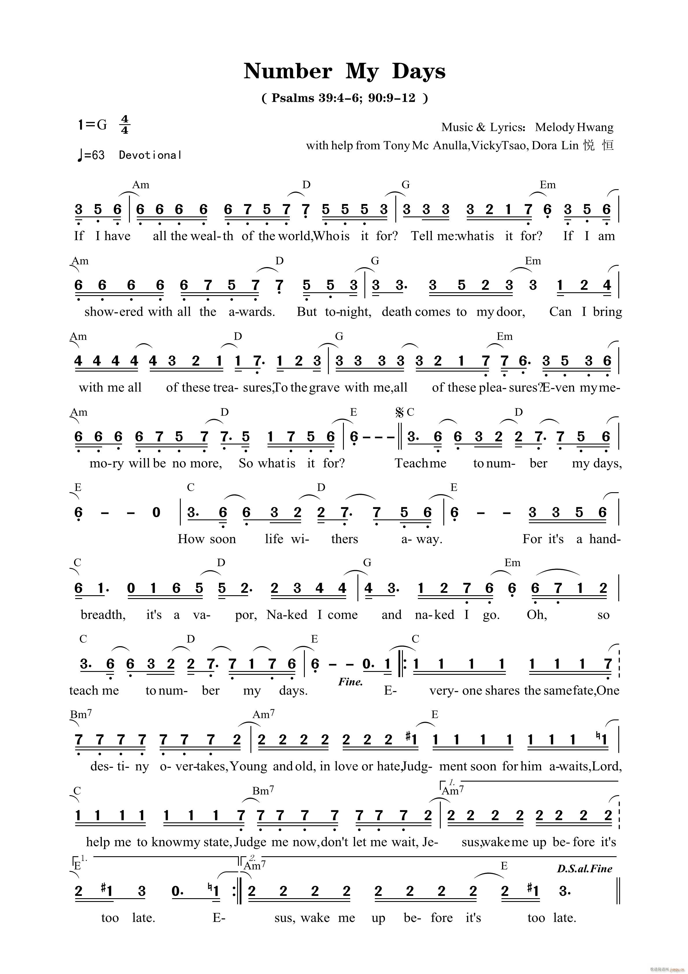 Number My Days(ʮ�ּ�����)1