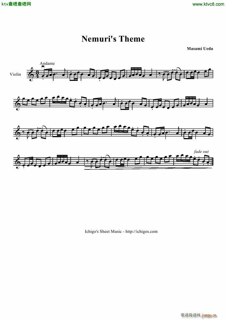 Nemuri s Theme(ʮ�ּ�����)1