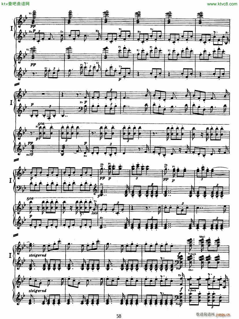 Bruckner Symphony No 4 4 hands arr ��(����V)7