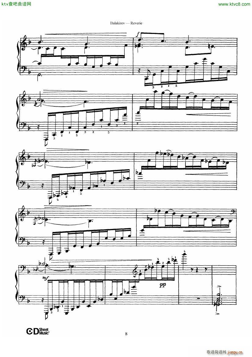 Balakirev Reverie(����V)8