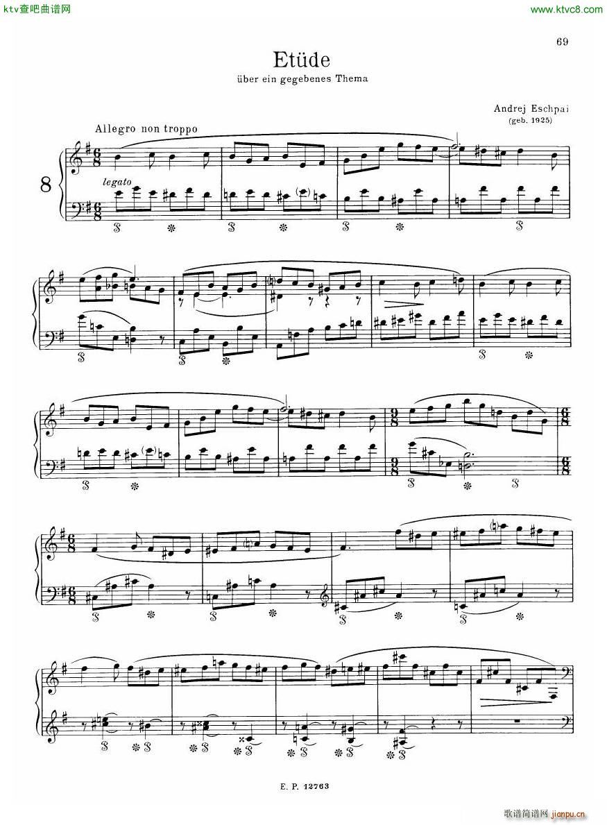 Russian Soviet Piano Music Album of 20th century ��(����V)14