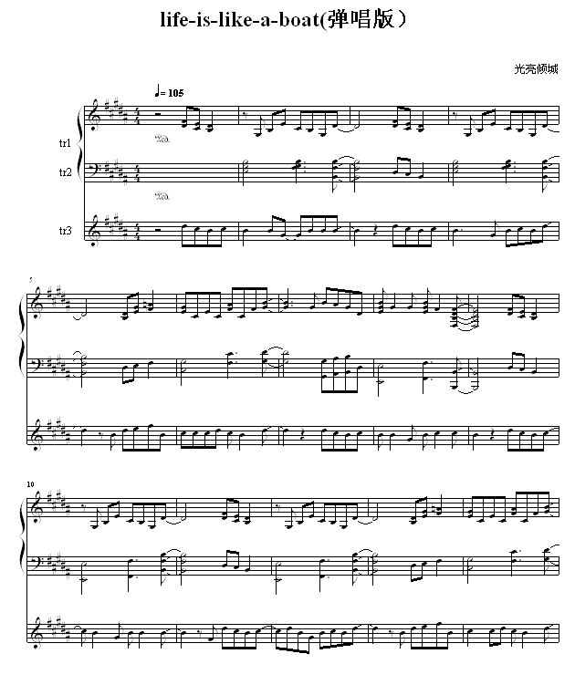 life is like a boat (����V)1