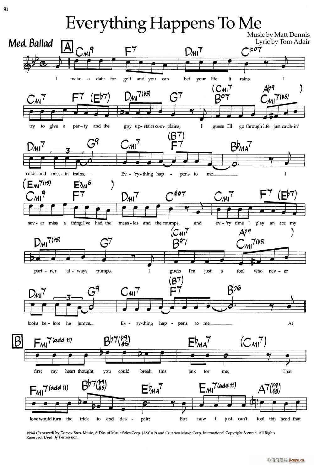 Everything Happens To Me(����V)1